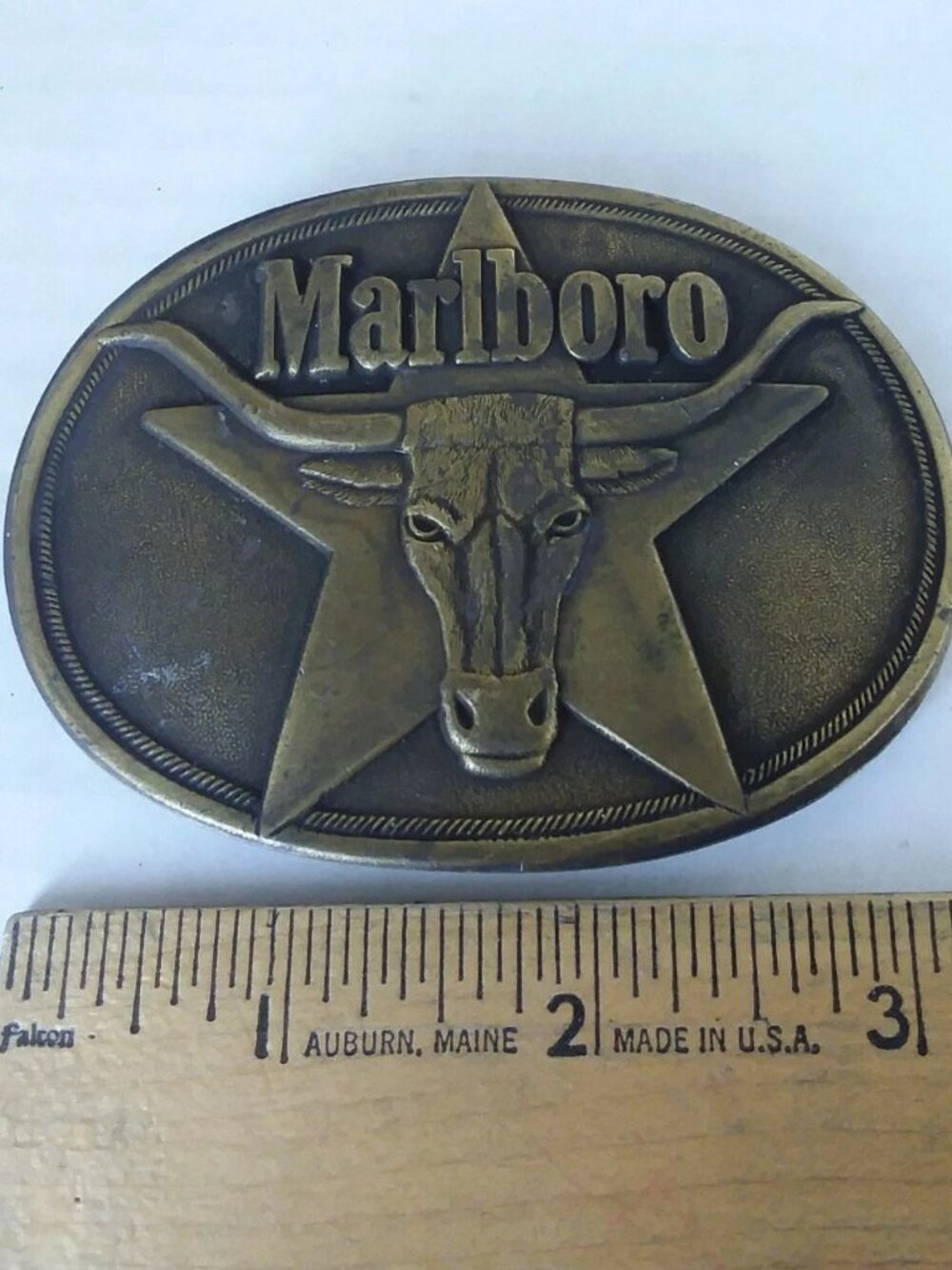 Vintage 1987 Marlboro Belt Buckle